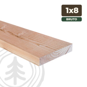 Pino Oregón Bruto 1x8