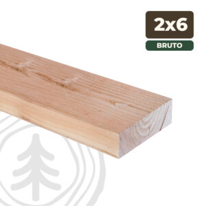 Pino Oregón Bruto 2x6