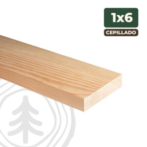 Pino Oregón Cepillado 1x6
