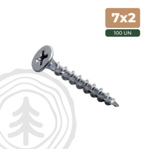 Tornillo Volcanita Zinc 7x2 (Bolsa 100 unidades)